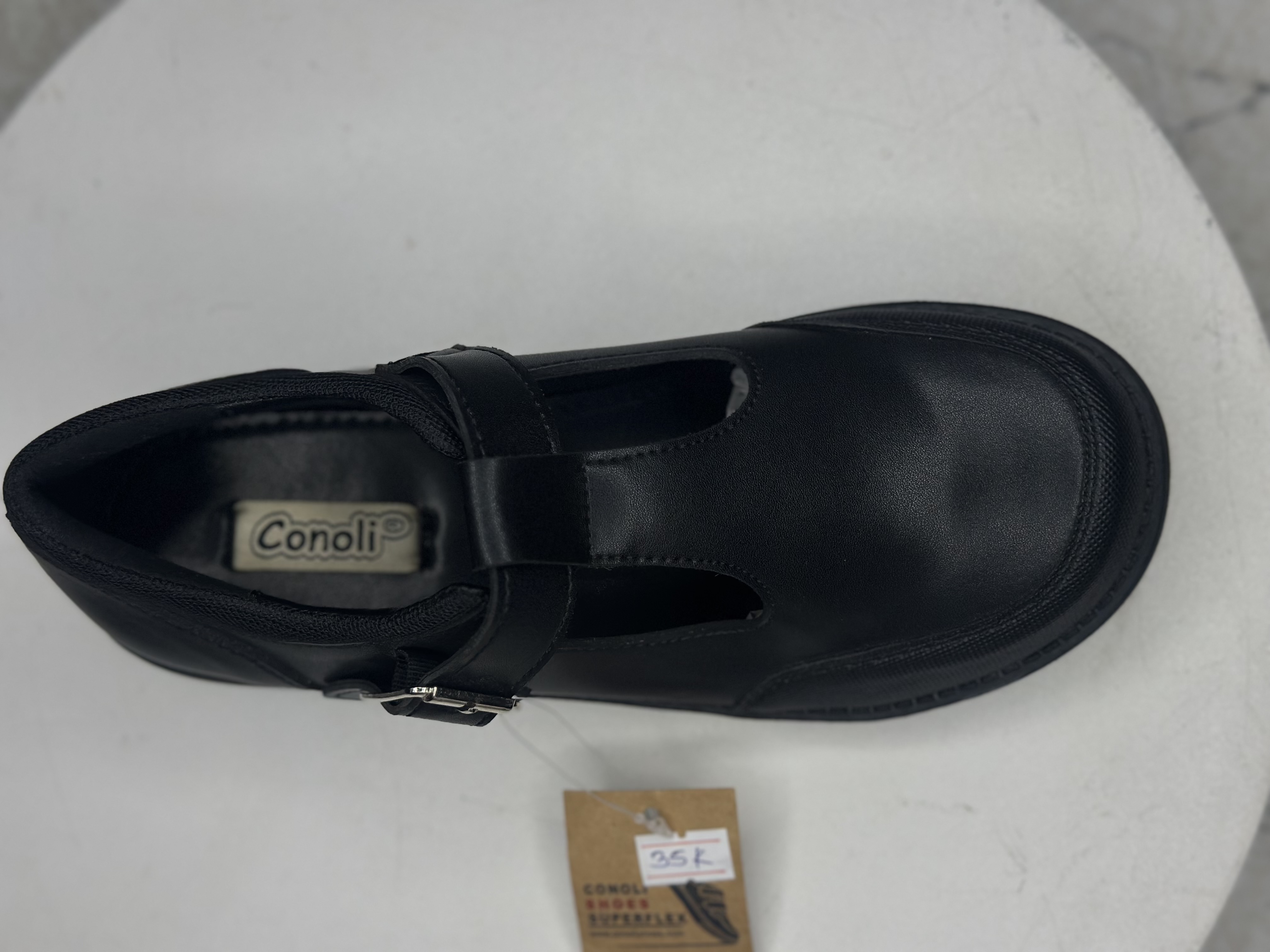 Superflex Conoli girl school shoe