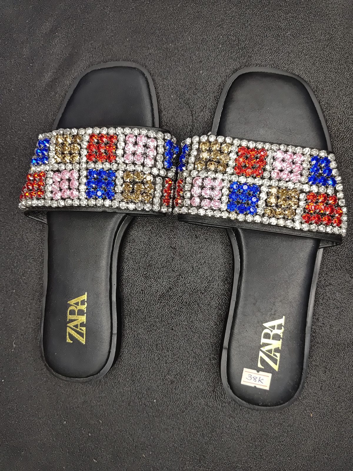 Zara slide slippers