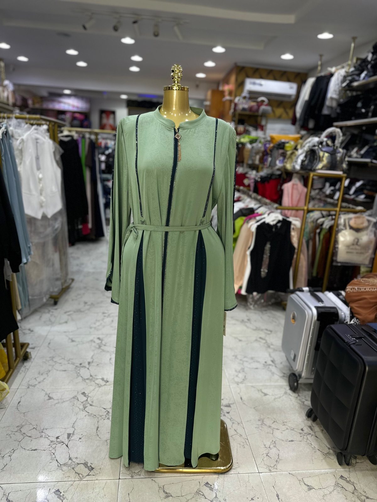 Tesetturk abaya green