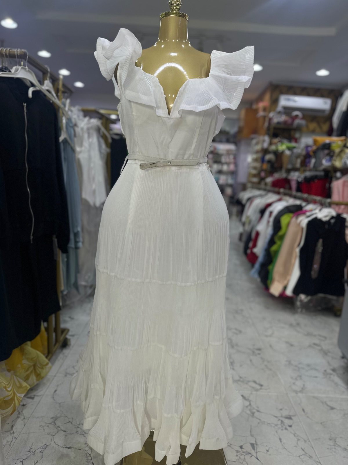 Wash and wear short and long dress