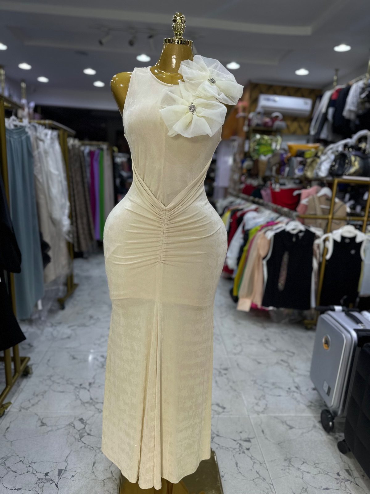 Flower body con dress 1193