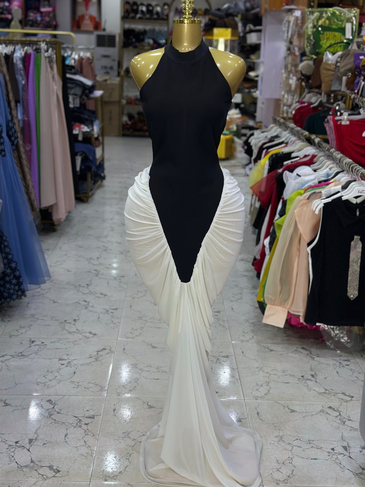 Armless bodycon dress