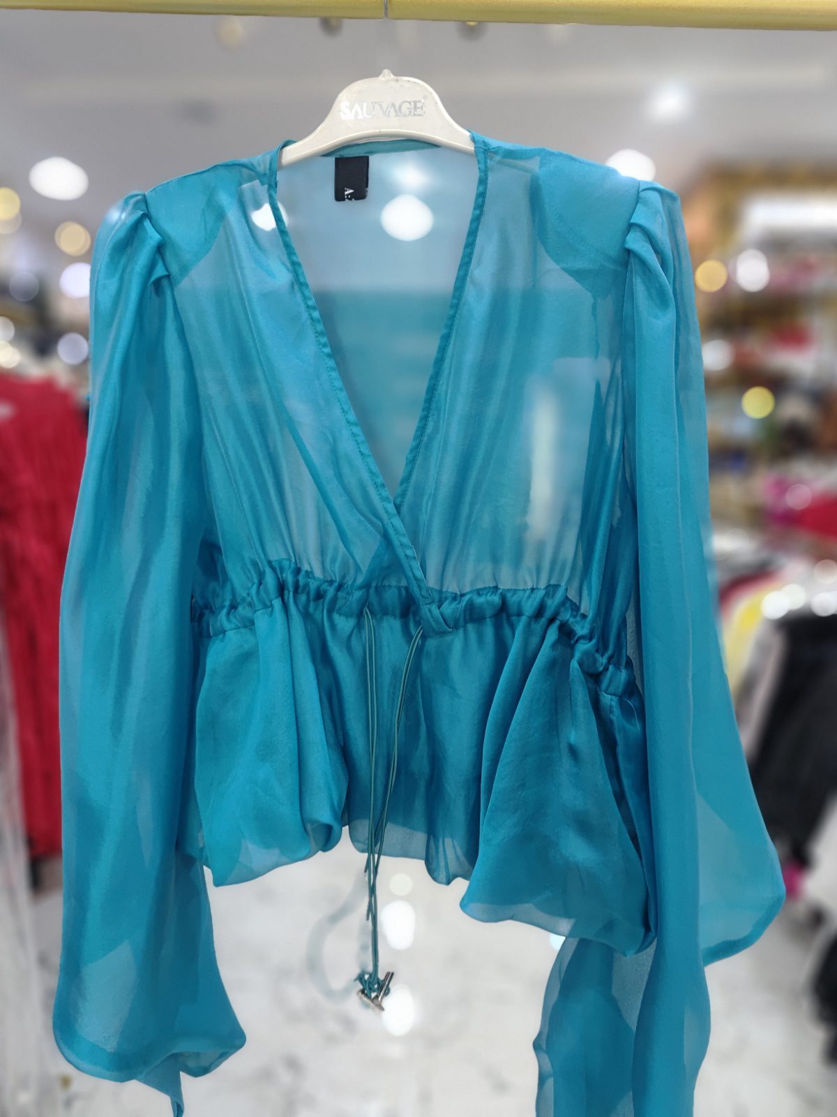 AZII chiffon top