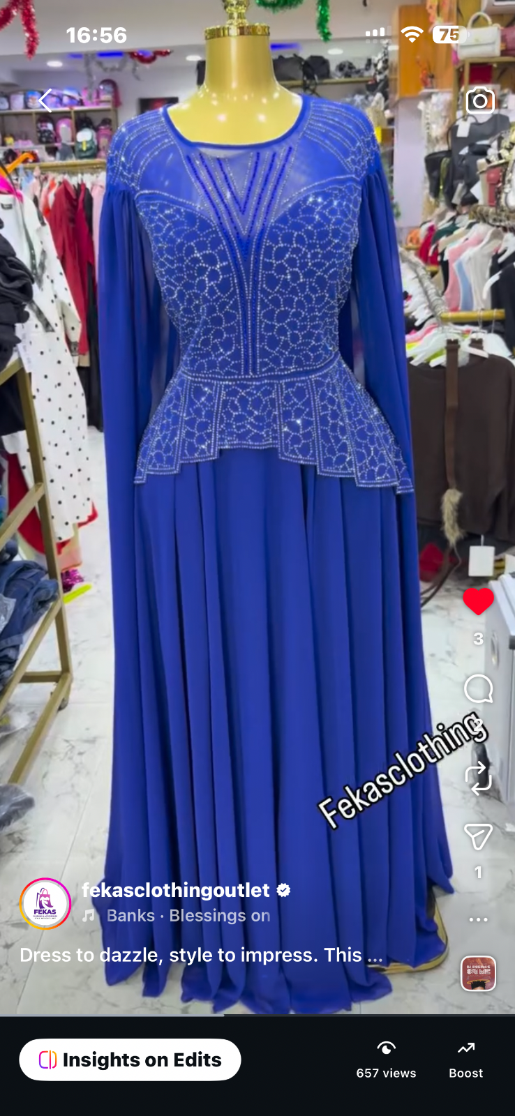 Bee Queen stone dress