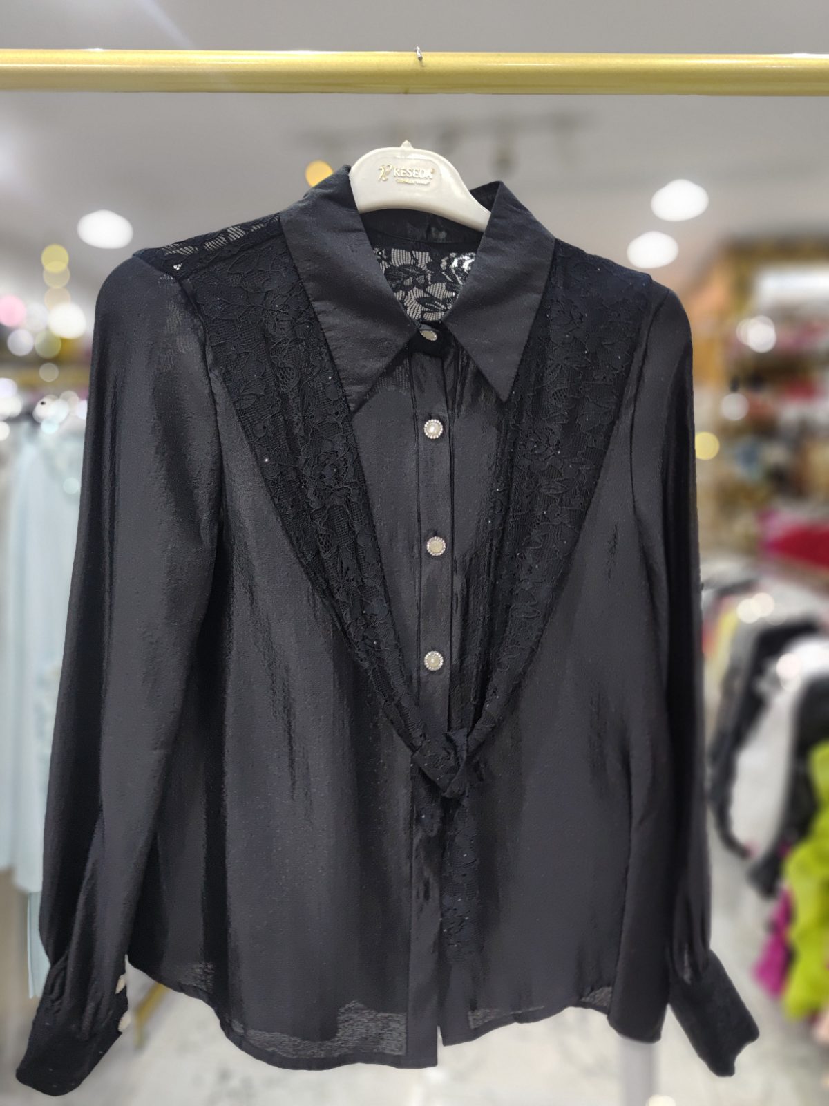 Bomei luxury black shirt
