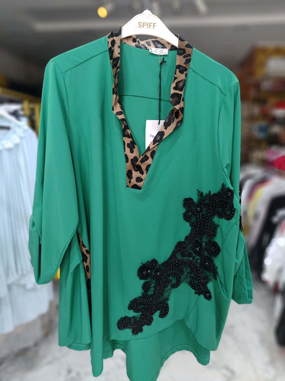 Tita luxury green top