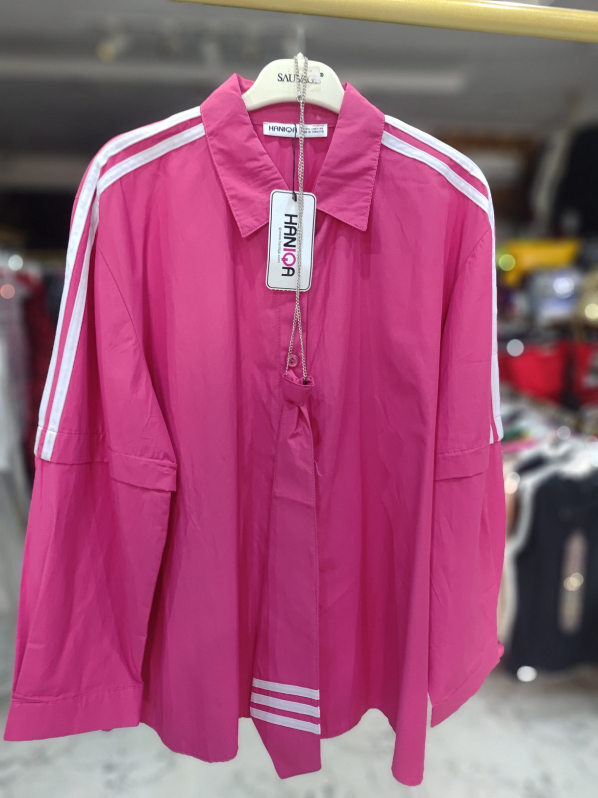 Haniqa pink shirt