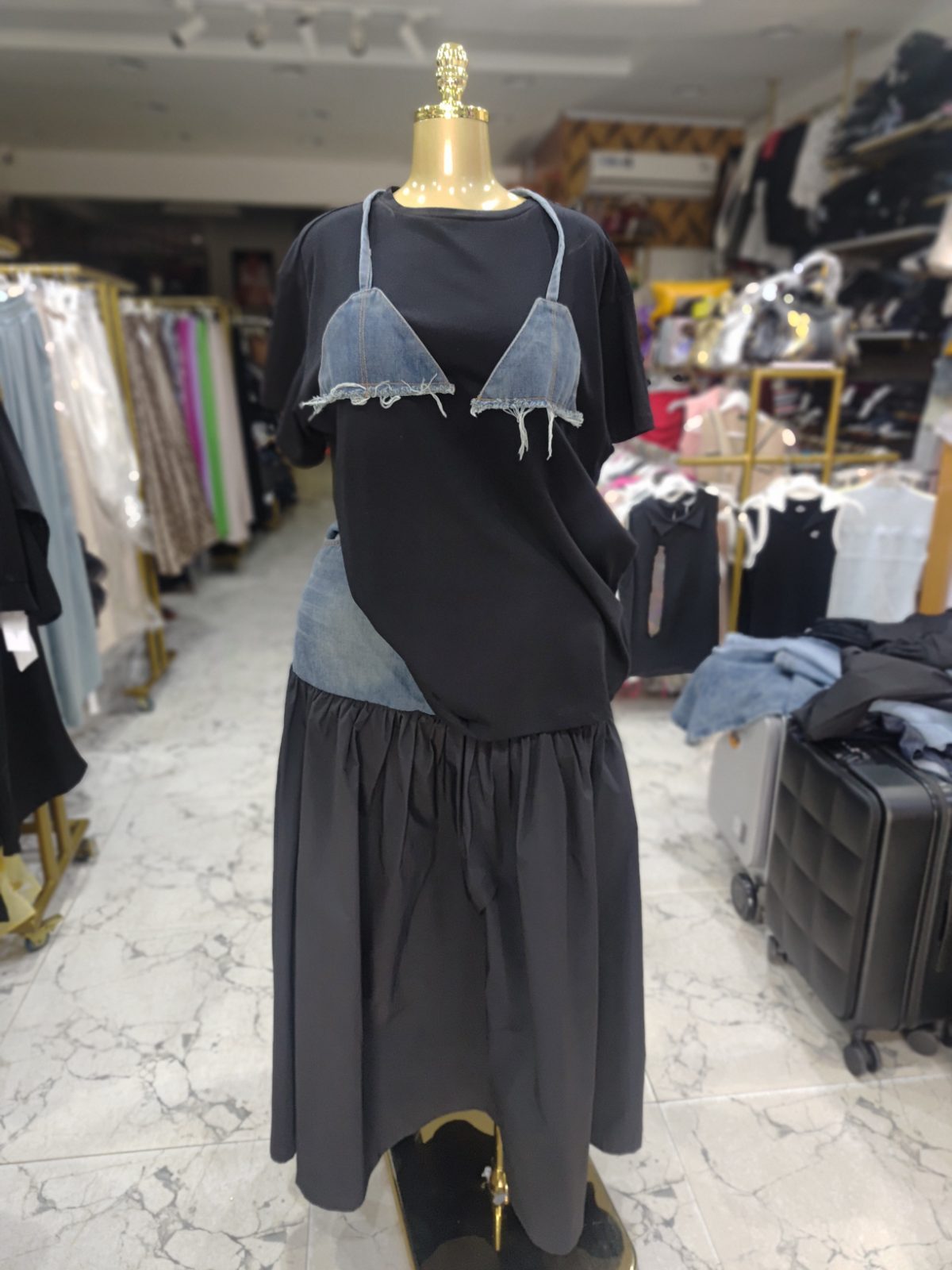 CYALAA skirt and top