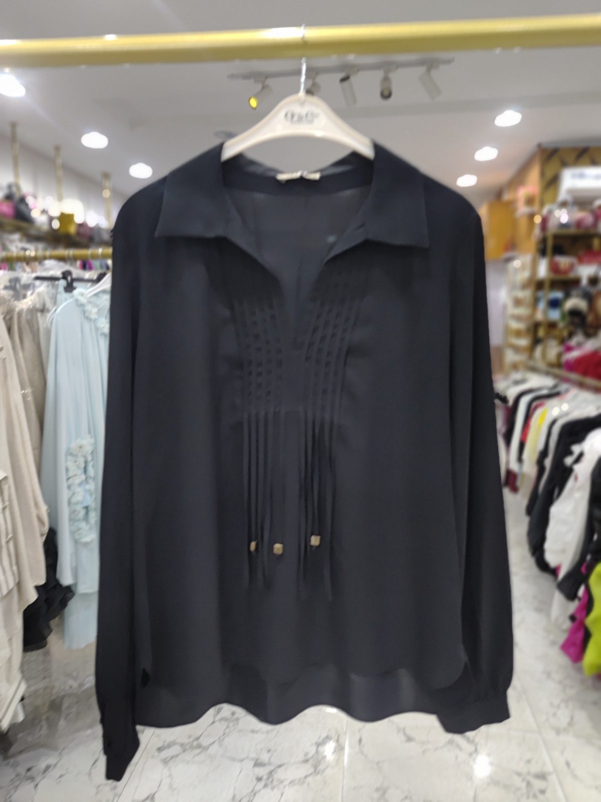 Green & Country luxury chiffon top