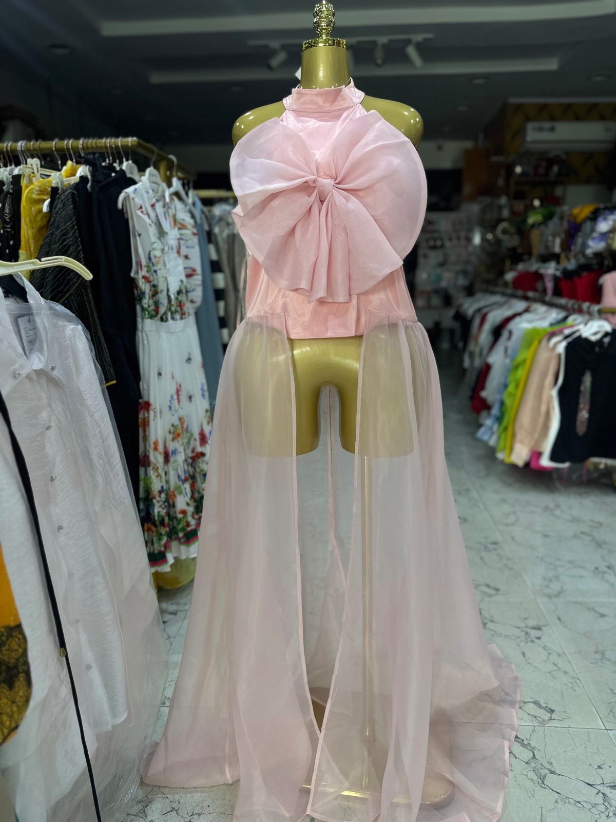 Pink classy top