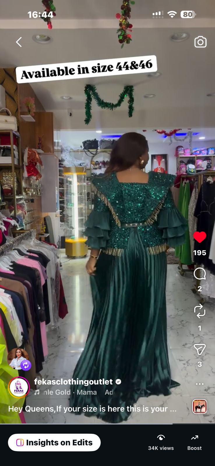 Big town dress