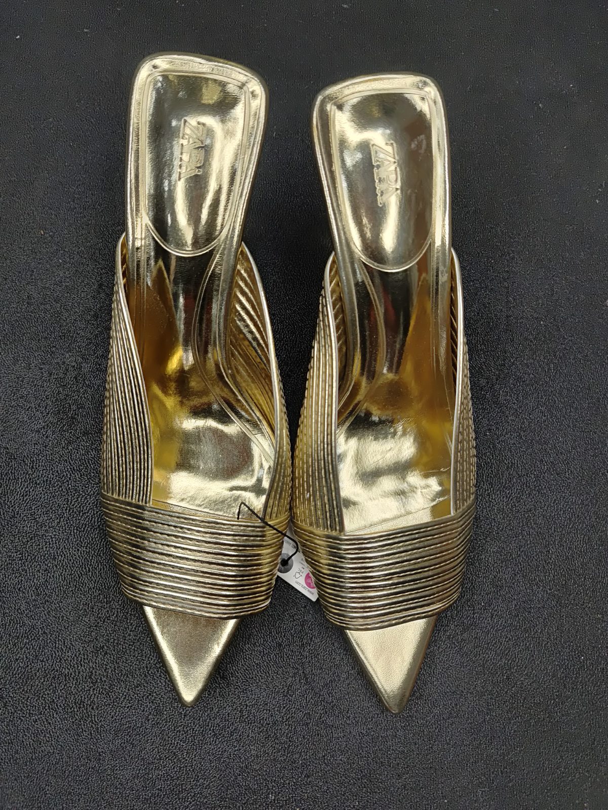 Zara Glod heel shoe