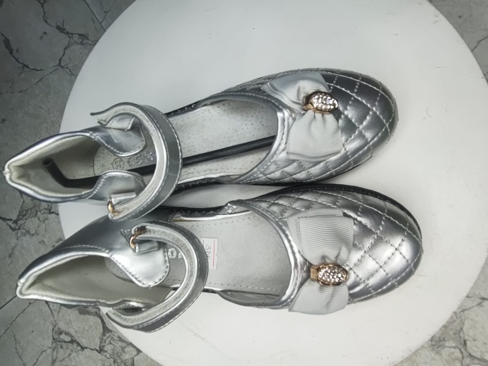 Silver sandals for girls