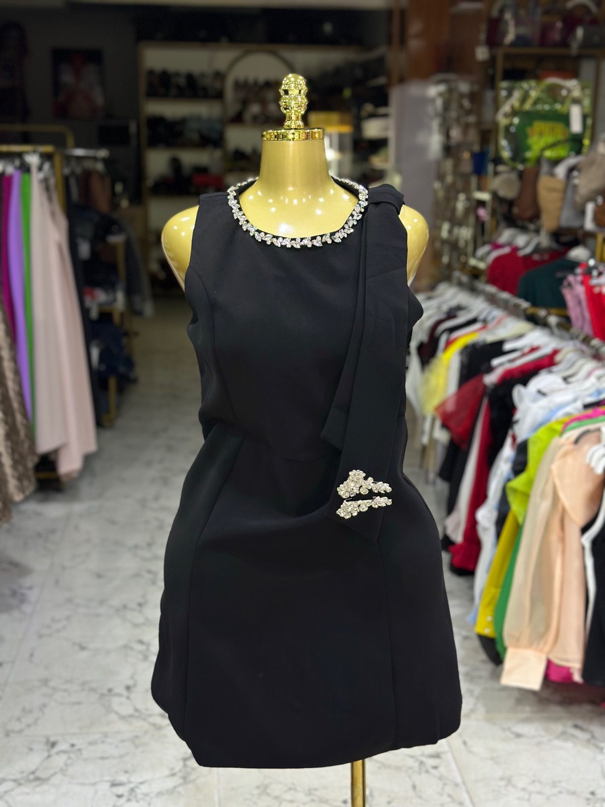 Stone short dress