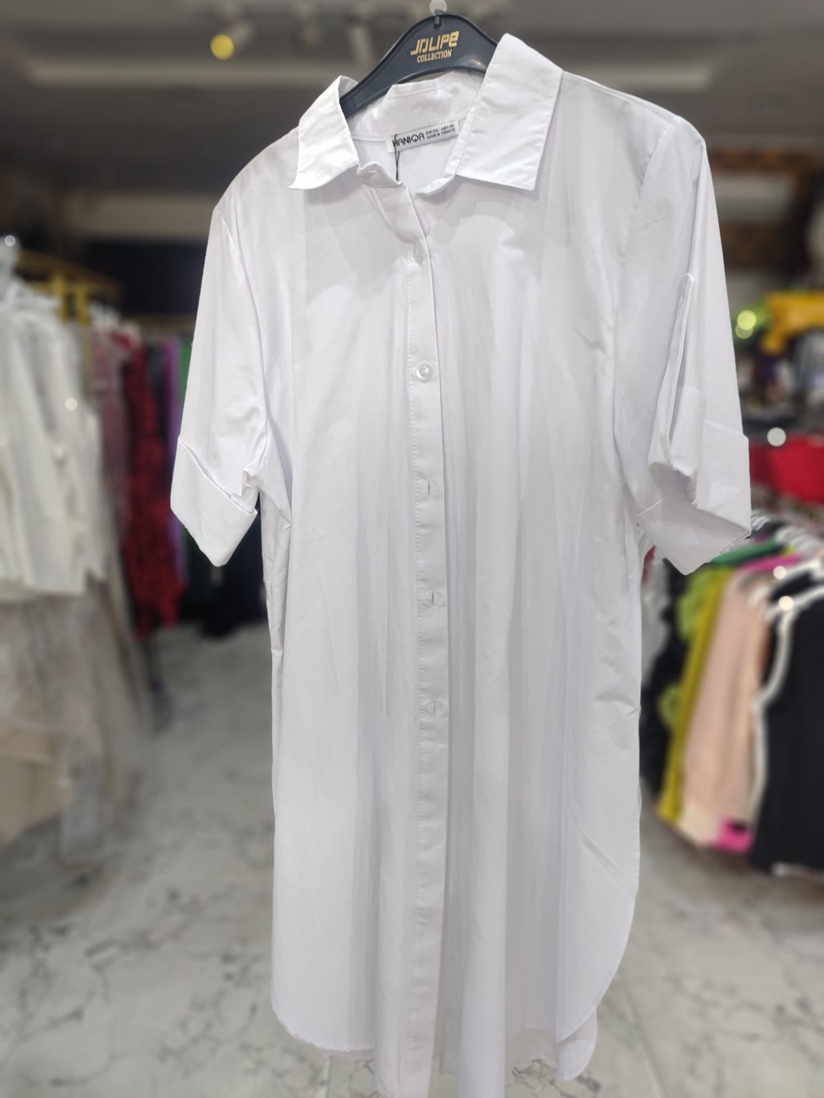 Haniqa white long shirt