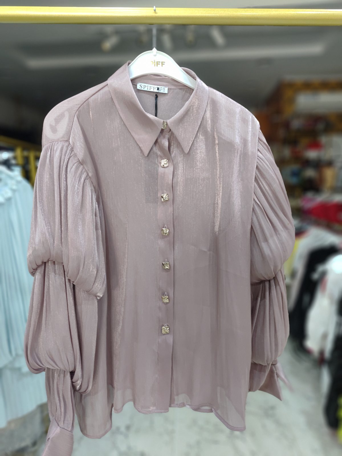 Spiff luxury top purple