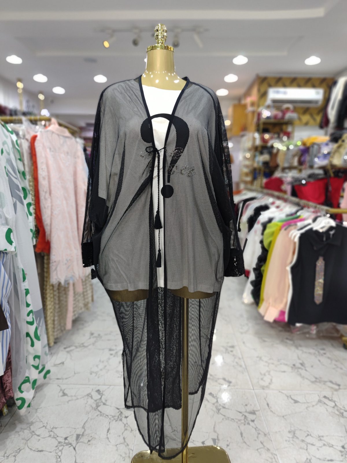 See you oversized kimono with inner
