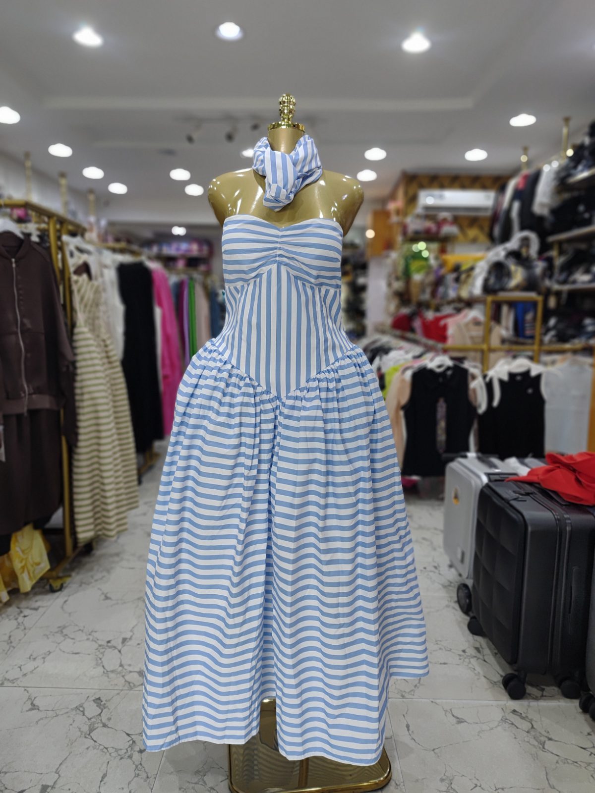 Stripes gown